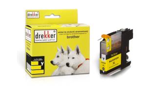 DB-LC125XLY - yellow, wkład z atramentem Drekker, 15ml, 1200 stron (zamiennik LC125XLY) (Brother MFC-J4510DW, J4410DW, J6920DW, J6520DW, DCP-J4110DW)