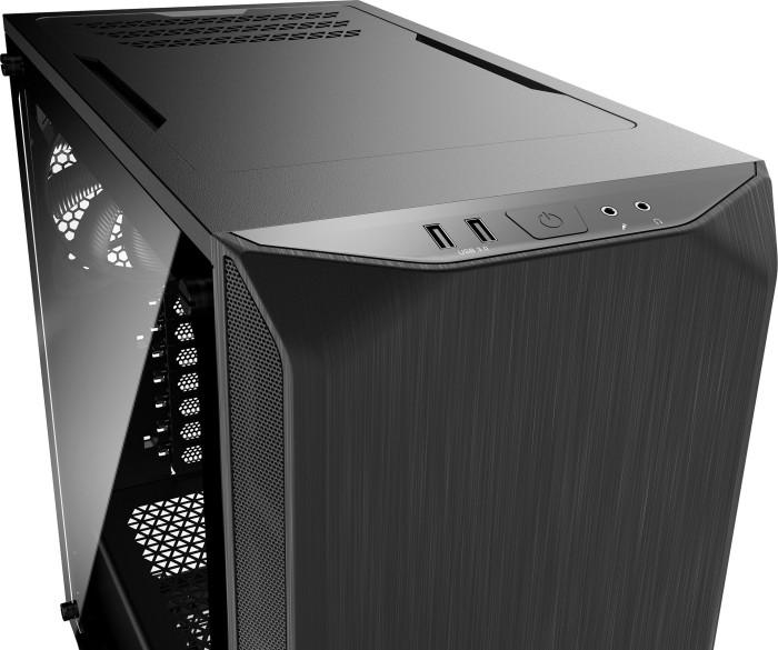 be quiet! Pure Base 500 Window Black ATX Midi z oknem (szkło hartowane) (2xUSB 3.2 Gen1) (5x2.5, 2x3.5/2.5) [BGW34]