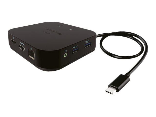 I-TEC Thunderbolt 3 Travel Dock Dual 4K Display 1x DP 1x HDMI 1x GLAN 1x USB 3.1 Gen2 1x USB 2.0 1x Audio/Mic Jack 1x 60W USB-C PD [TB3TRAVELDOCKPD]