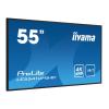 55’’ Iiyama LE5541UHS-B1 (IPS LED, 3840x2160, 350, 8ms, 60Hz) (3xHDMI, USB 2.0, VGA, LAN, Audio) system Android OS, czarny błyszczący, głośniki