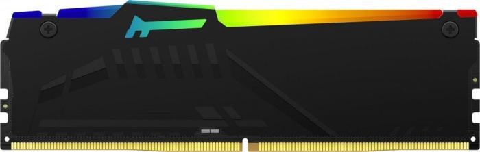 DDR5 64GB (2x32GB) 6000 MHz Kingston Fury Beast Black RGB EXPO CL30 30-36-36 1.4V [KF560C30BBEAK2-64]