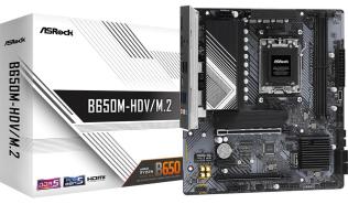 Asrock B650M-HDV/M.2 (AMD B650) [AM5, 4xDDR5 do 7200MHz, (HDMI 2.1, DP 1.4) (2xM.2, 1xPCIe 4.0 x16 1xPCIe 4.0 x16 (x4),1x PCIe 4.0 x1), micro ATX]