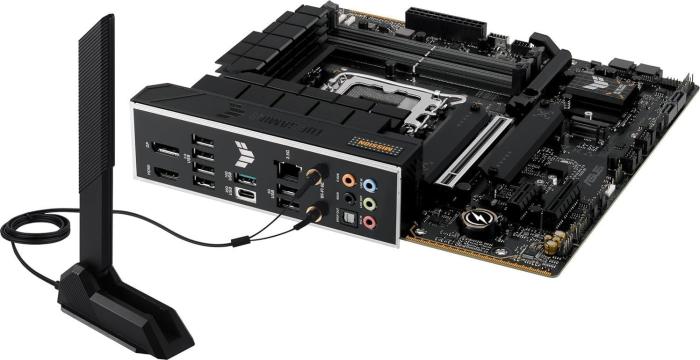 Asus TUF GAMING B760M-PLUS WIFI II (Intel B760) [S1700, 4xDDR5 do 7800MHz, (HDMI 2.1, DP 1.4) (3xM.2, 1xPCIE 5.0 x16, 1xPCIe 4.0 x4, 1xPCIe 3.0 x1), WiFi 6E, BT 5.3, micro ATX]