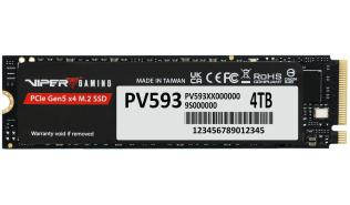Patriot Viper PV593 4TB SSD M.2 2280 PCIe Gen5x4 NVMe 2.0 TLC (14000/1300MB/s) (TBW 3000TB) [PV593P4TBM28H]