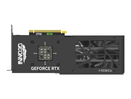 GeForce PCI-E RTX4070 Super Inno3D 12GB GDDR6X X3 OC [N407S3-126XX-186162L] (1xHDMI 2.1, 3xDP 1.4a) (192-bit, PCI-E 4.0)