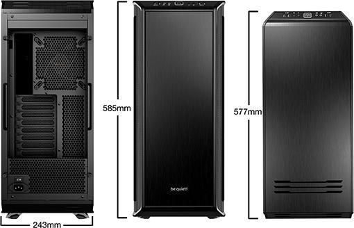 be quiet! Dark Base 900 ATX Midi Silver (2xUSB 2.0, 2xUSB 3.2 Gen1) (15x2.5(konwertowalne z 7 zatok 3.5), 2x5.25) [BG012]