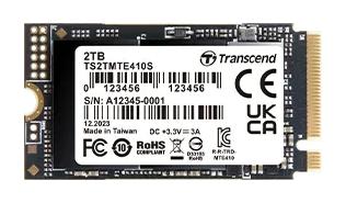 Transcend MTE410S 2TB SSD M.2 2242 PCIe Gen4x4 NVMe 1.4 TLC (5000/3500MB/s) (TBW 600TB) [TS2TMTE410S]
