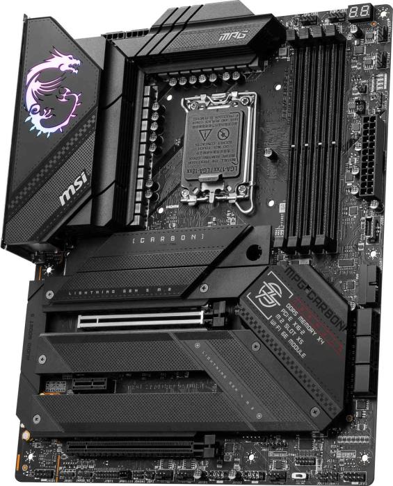 MSI MPG Z790 CARBON WIFI (Intel Z790) [S1700, 4xDDR5 do 7600MHz, (HDMI 2.1) (5xM.2, 1xPCIe 5.0 x16, 1xPCIe 4.0 x4, 1xPCIe 3.0 x1), WiFi 6E, ATX]