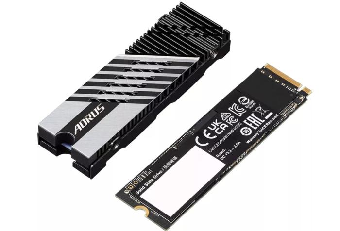 Gigabyte AORUS Gen4 7300 1TB SSD M.2 2280 PCIe4x4 NVMe TLC (7300/6000 MB/s) [AG4731TB]