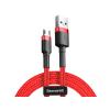 Baseus kabel szybkiego ładowania i transmisji (Quick Charge 3.0 2.4A) USB micro (M) / USB (M) (2.0 m) (czerwony) [CAMKLF-C09]