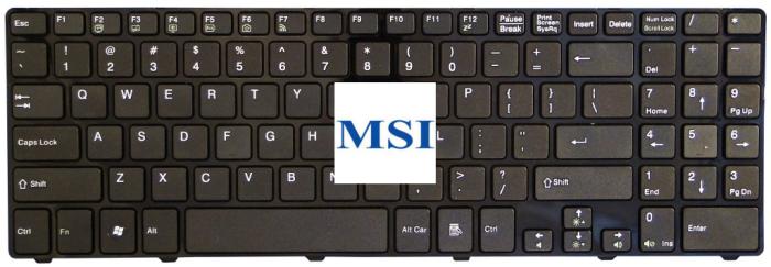 Klawiatura do notebooka MSI CX640 CX640-851X A6400 CR640 MS-16Y1 [K397]