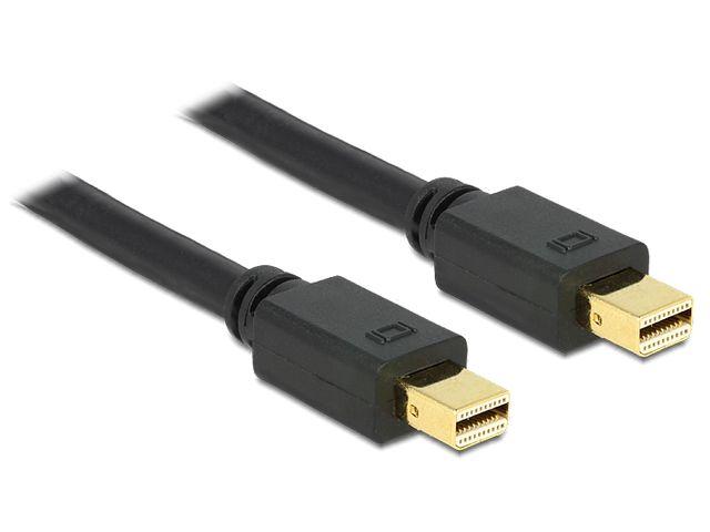 Delock Kabel mini DisplayPort (M) 1.2 / DisplayPort mini M 4K (1.0m) [83473]