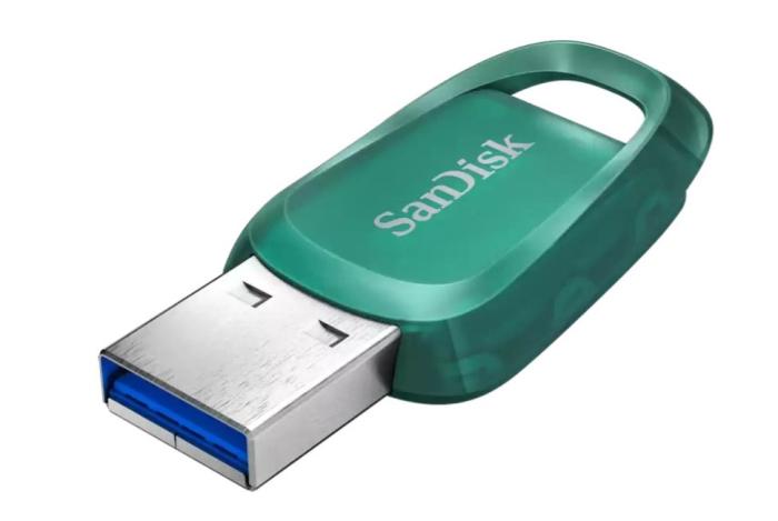 SanDisk Ultra Eco 128GB USB 3.2 (100MB/s) (zielony) [SDCZ96-128G-G46]