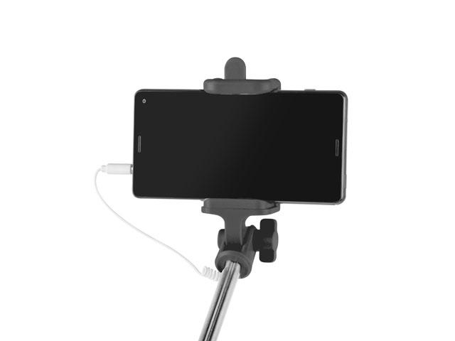 Monopod, Selfie Stick Natec Extreme Media SF-20W (czarny) [NST-0982]