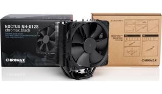 Noctua NH-U12S chromax black (AMD, Intel) (120 mm, TDP 140W, 4-pin)