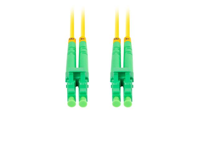 Lanberg patchcord światłowód SM LC/APC-LC/APC DUPLEX 3mm LSZH G657A1 żółty (2m) [FO-LALA-SD11-0020-YE]