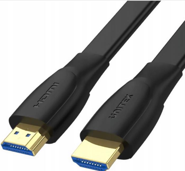 Unitek Kabel HDMI M / HDMI M v2.0 4K 60Hz płaski (5.0 m) [C11063BK-5M]