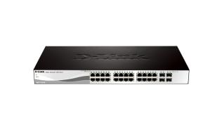 D-Link 28-Port Layer2 Smart Managed Gigabit Switch dlink green 3.0 24x 10/100/1000Mbit/s TP RJ-45 Port4x TP Combo Port/SFP Slot (switch zarządzalny) [DGS-1210-28/E]