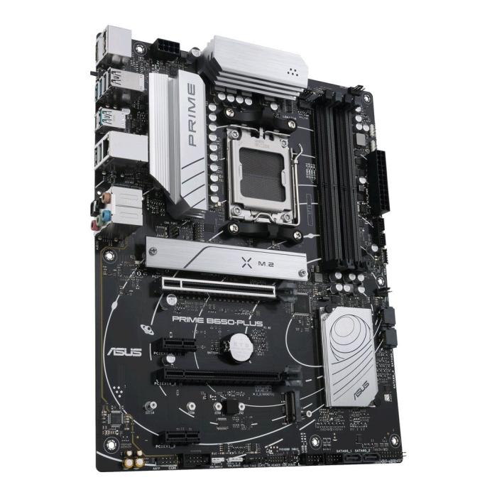 Asus PRIME B650-PLUS (AMD B650) [AM5, 4xDDR5 do 7600MHz, (HDMI 2.1, DP 1.4) (2xM.2, 1xPCIe 4.0 x16, 1xPCIe 4.0 x16 (x4), 2xPCIe 4.0 x1), ATX]