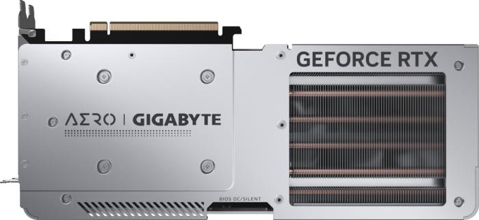 GeForce PCI-E RTX4070 Gigabyte 12GB GDDR6X Aero OC V2 [GV-N407TAERO OCV2-12GD] (1xHDMI 2.1a, 3xDP 1.4a) (192-bit, PCI-E 4.0)