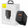 Baseus uniwersalna ładowarka (zasilacz) sieciowa 230V / 1xUSB-A (5V 3A 15W / 9V 2A 18W / 12V 1.5A 18W), 1xUSB-C (5V 3A 15W / 9V 2.22A 20W / 12V 1.5A 20W) [CCXJ-B01]