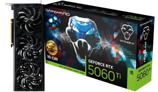 GeForce RTX5060Ti Gainward 16GB GDDR7 Python III OC [NE7506T019T1-GB2061T] (1xHDMI 2.1b, 3xDP 2.1b) (128-bit, PCIe 5.0)