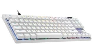 Logitech G Pro X TKL Rapid White (biały) (magnetyczno-analogowa, RGB) [920-013242]
