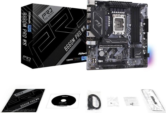 Asrock B660M PRO RS (Intel B660) [S1700, 4xDDR4 do 5333MHz, (HDMI 2.1, DP 1.4) (2xM.2, 1xPCIe 4.0 x16, 1xPCIe 3.0 x16 (x4), 1xPCIe 3.0 x1), micro ATX]