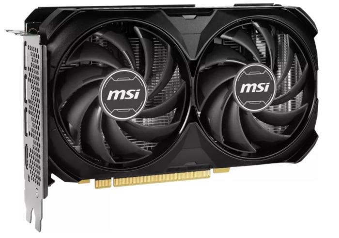 GeForce PCI-E RTX4060Ti MSI 16GB GDDR6 Ventus 2X Black [GeForce RTX 4060 TI VENTUS 2X BLACK 16G] (1xHDMI 2.1a, 3xDP 1.4a) (128-bit, PCI-E 4.0)