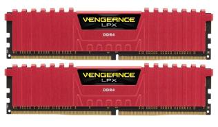 DDR4 16GB (2x8GB) 3200 MHz Corsair Vengeance LPX CL16 Red [CMK16GX4M2B3200C16R]