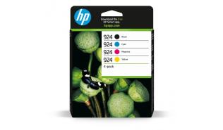 6C3Z1NE (924) - CMYK komplet oryginalnych wkładów z atramentem HP, 1x500, 3x400 stron ( HP OfficeJet Pro 8122e, 8124e, 8125e, 8132e, 8134e, 8135e)