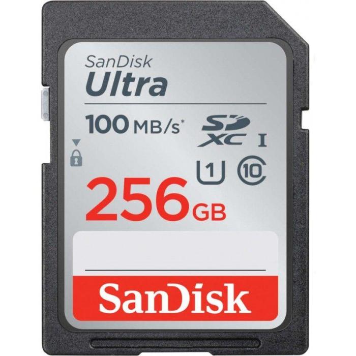 Secure Digital 256GB Sandisk SDXC Ultra Class 10 UHS-I (100MB/s) [SDSDUNR-256G-GN6IN]
