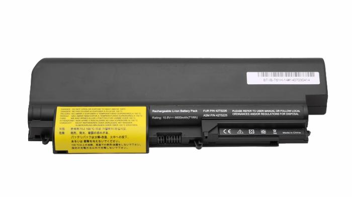 Movano bateria IBM 14’’ T61, R61 10.8V/11.1V, 6600mAh [BT/IB-T61H-14]