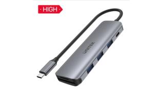 Unitek H1107C USB-C Hub (3xUSB 3.1, PD 100W, SD/microSD)