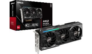 Radeon RX 9070XT Asrock 16GB GDDR6 Challenger [RX9070XT CL 16G] (1xHDMI 2.1b, 3xDP 2.1a) (256-bit, PCI-E 5.0)