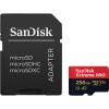 Secure Digital 256GB Sandisk Micro SDXC Extreme Pro UHS-I U3 A2 C10 V30 + adapter (170/90MB/s) [SDSQXCZ-256G-GN6MA]
