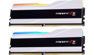DDR5 96GB (2x48GB) 6400 MHz G.Skill Trident Z5 RGB Silver CL32 XMP 3.0 32-39-39-102 1.35V [F5-6400J3239F48GX2-TZ5RW]