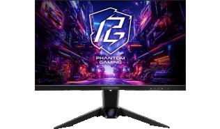 (27) Asrock Phantom Gaming PG27FFX2A (IPS, 1920x1080, 400, 1ms, 520Hz) (2xHDMI 2.1, 1xDP 1.4, 2xUSB-A 3.2 Gen1 5Gb, 1xUSB-B 3.2 Gen1 5Gb, audio) głośniki, czarny