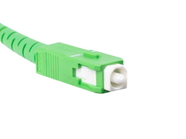 Lanberg patchcord światłowód SM SC/APC-SC/APC SIMPLEX 3mm LSZH G657B3 biały (20m) [FO-SASA-SS31-0200-WH]