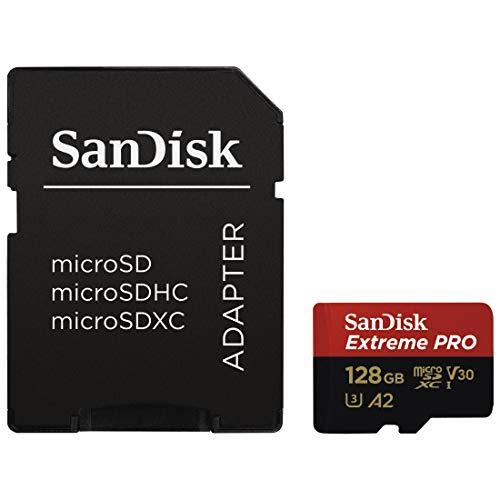 Secure Digital 128GB Sandisk Micro SDXC Extreme Pro UHS-I Class 10 A2 C10 V30 (170/90MB/s) [SDSQXCY-128G-GN6MA]