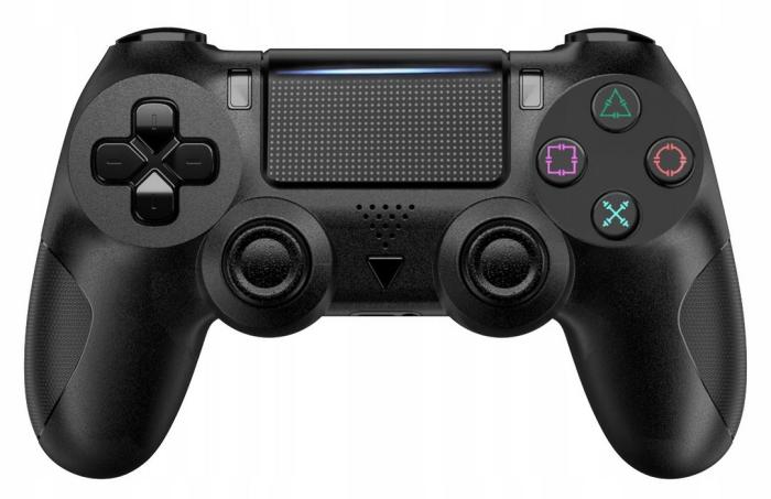 Gamepad doSony PS4 Dualshock 4 PS4 / PS4 Slim / PS4 PRO / PC bezprzewodowy czarny (Bluetooth / USB) (zamiennik) [HSY-016]