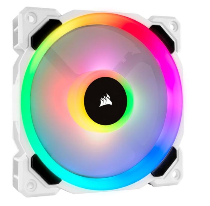 Corsair LL120 RGB LED Static Pressure PWM (3x120 mm) biały [CO-9050092-WW]