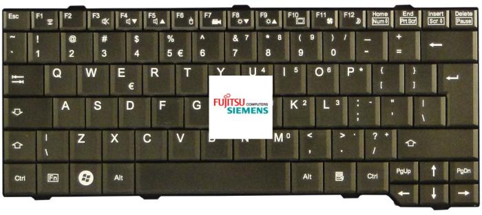 Klawiatura do notebooka Fujitsu Siemens ESPRIMO MOBILE U9210