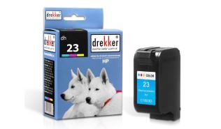 DH-23 (23) - kolorowy wkład z atramentem Drekker, 30 ml, 480 stron (zamiennik C1823D) (hp color copier 140, 145, 150, 155, 160, 170, 260, 270, hp deskjet 720c, 722c, 810c, 812c, 815c, 830c)