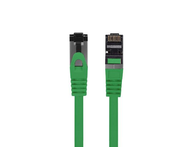 Lanberg (2.0m) Kabel sieciowy (Patchcord) kat.8.1 S/FTP LSZH CU Fluke Passed (zielony) [PCF8-10CU-0200-G]
