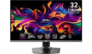 (32) 31.5 MSI MPG 321URXDE QD-OLED (QD-OLED, 3840x2160, 1000, 0.03ms, 240Hz) (2xHDMI 2.1, 1xDP 1.4,1xUSB-C z DP 1.4 90W) pivot, czarny