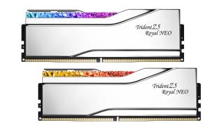 DDR5 96GB (2x48GB) 6000 MHz G.Skill Trident Z5 Royal Neo RGB Silver CL30 AMD EXPO 30-36-36-96 1.35V [F5-6000J3036F48GX2-TR5NS]