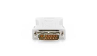 Gembird adapter DVI-I - VGA (biały) [A-DVI-VGA]
