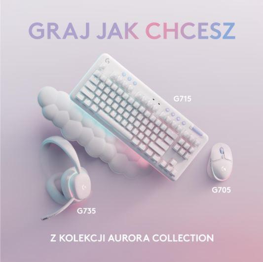 Logitech G713 Tactile (mechaniczna, GX Brown) (biały) [920-010422]