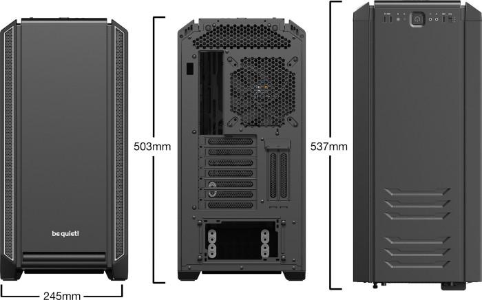 be quiet! Silent Base 601 Silver ATX Midi (2xUSB 3.0, 1xUSB 2.0) (6x2.5, 3x3.5) [BG027]